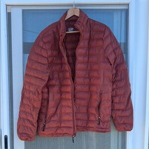 32 Degrees Men's Burnt Orange Puffer Jacket